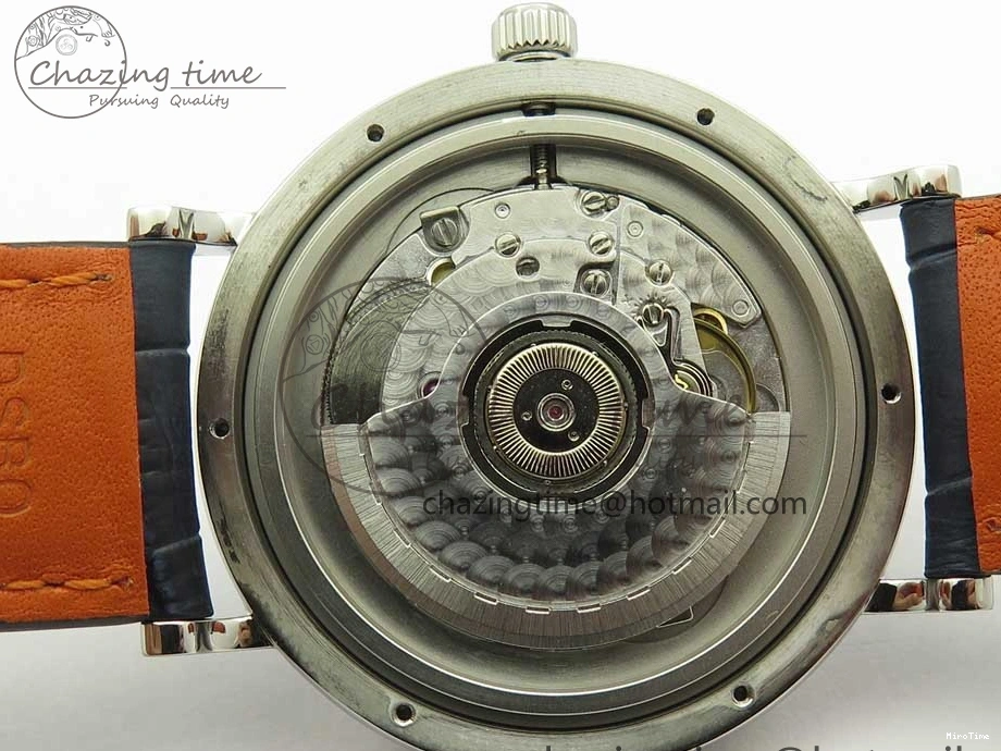 MIROTIME 0419 Portofino Automatic SS FKF 1:1 Best Edition Blue Dial on Blue Leather Strap A Cozy 7133